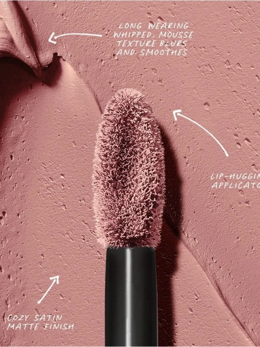 Makeup By Mario Matte Lip Gloss in Dusty Pink